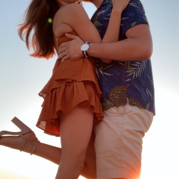 Burnt Orange Romper - Picture 7 of 7